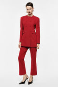 Imperial P7J2MFR - Pantaloni sartoriali cropped con spacchi frontali - Foto 1