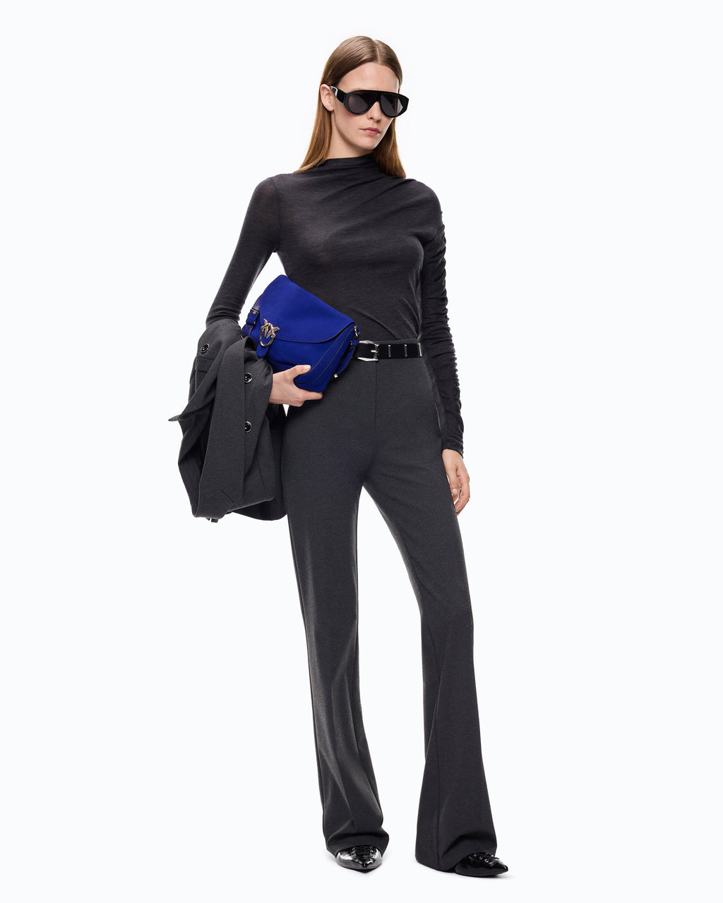 Pinko 100054A3NV - Flared jersey trousers