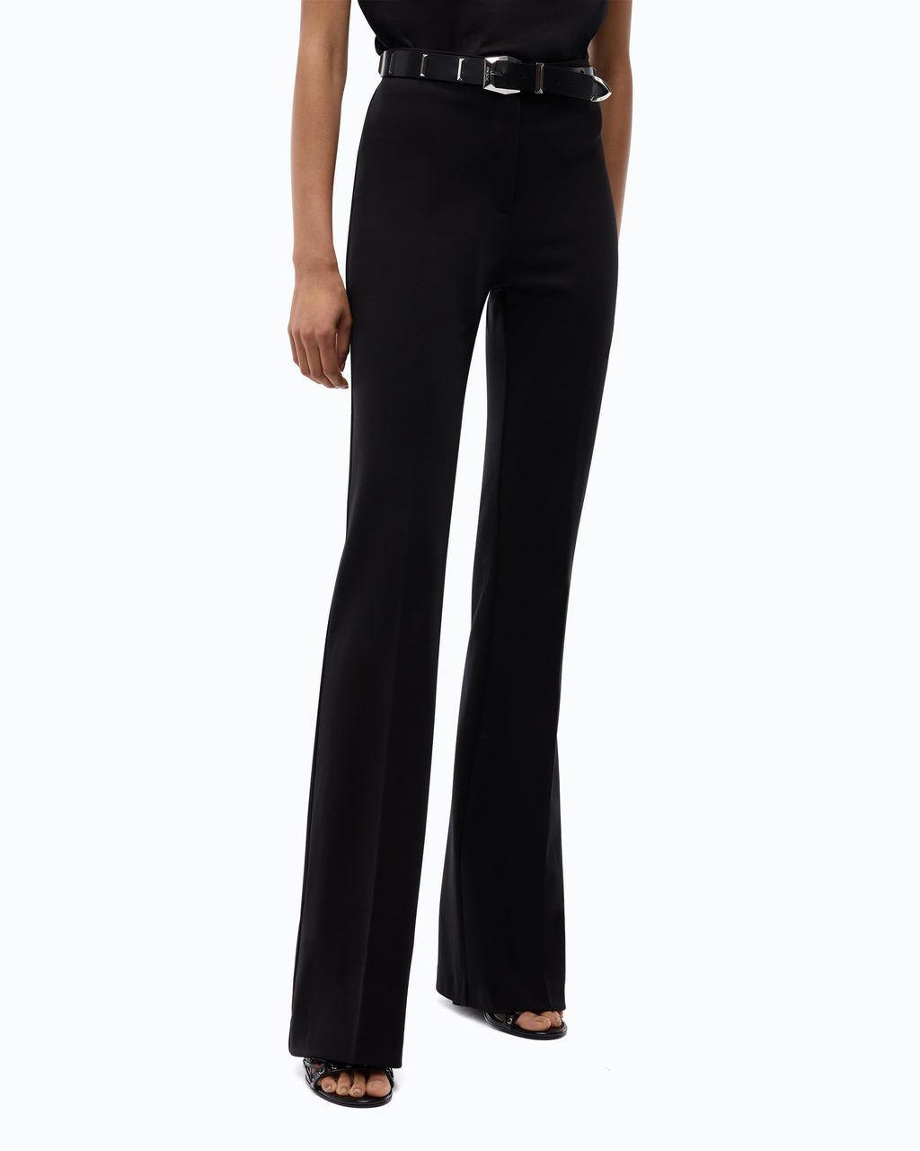 Pinko 100054A3NV - Flared jersey trousers