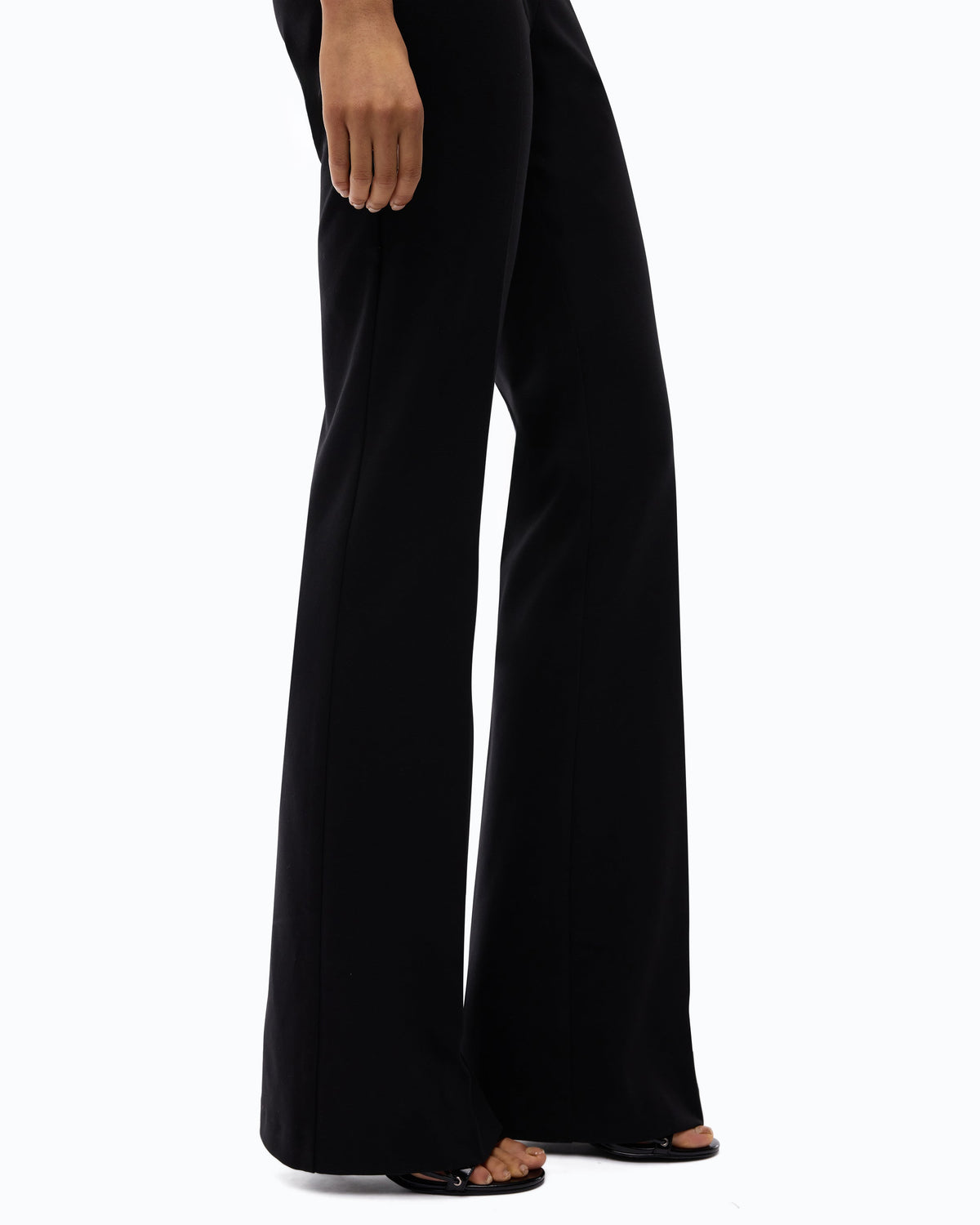 Pinko 100054A3NV - Flared jersey trousers