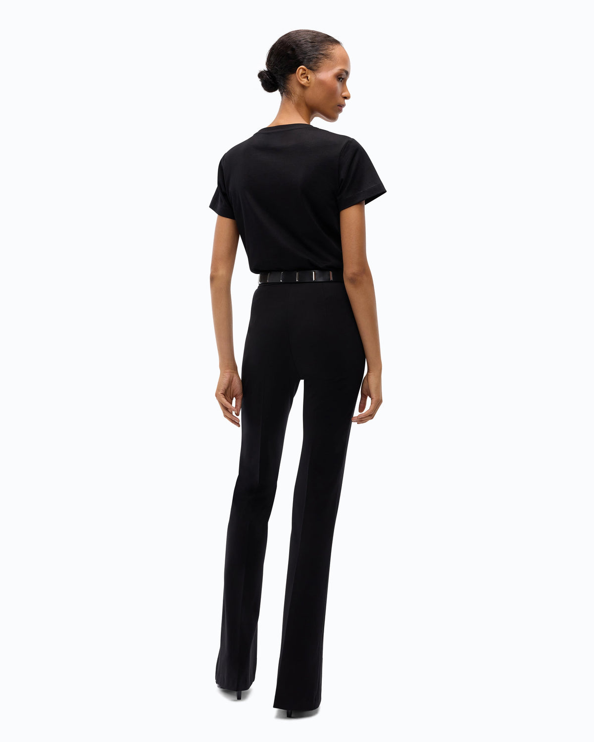Pinko 100054A3NV - Flared jersey trousers