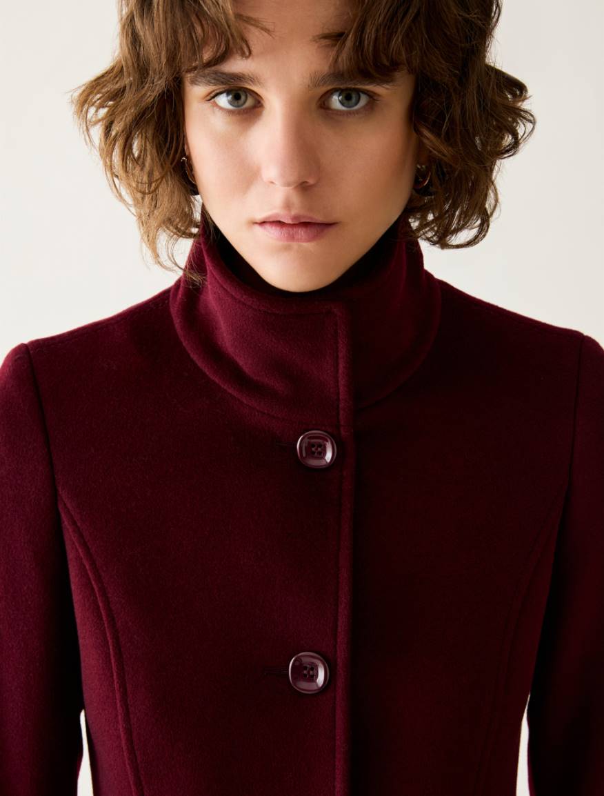 Pennyblack PBBLIZ - Cappotto slim in drap di lana - Vista 4