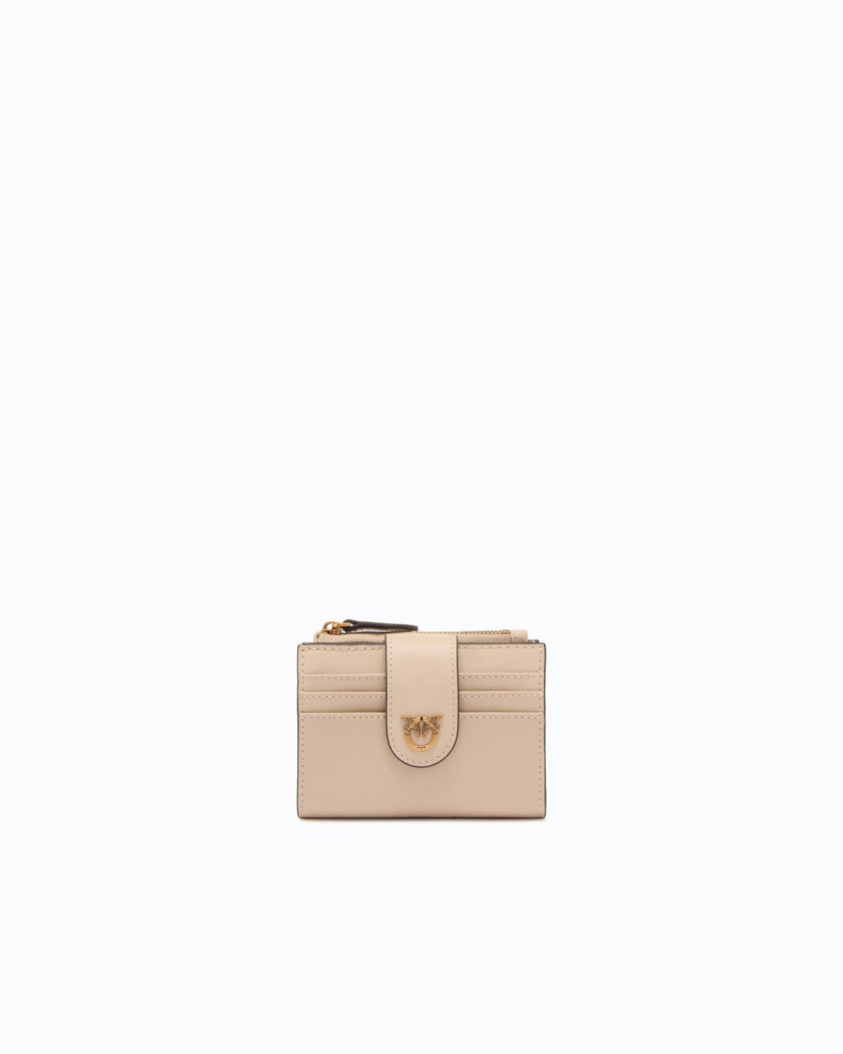 Pinko 103610A0F1 - Portafoglio piccolo in pelle liscia con logo