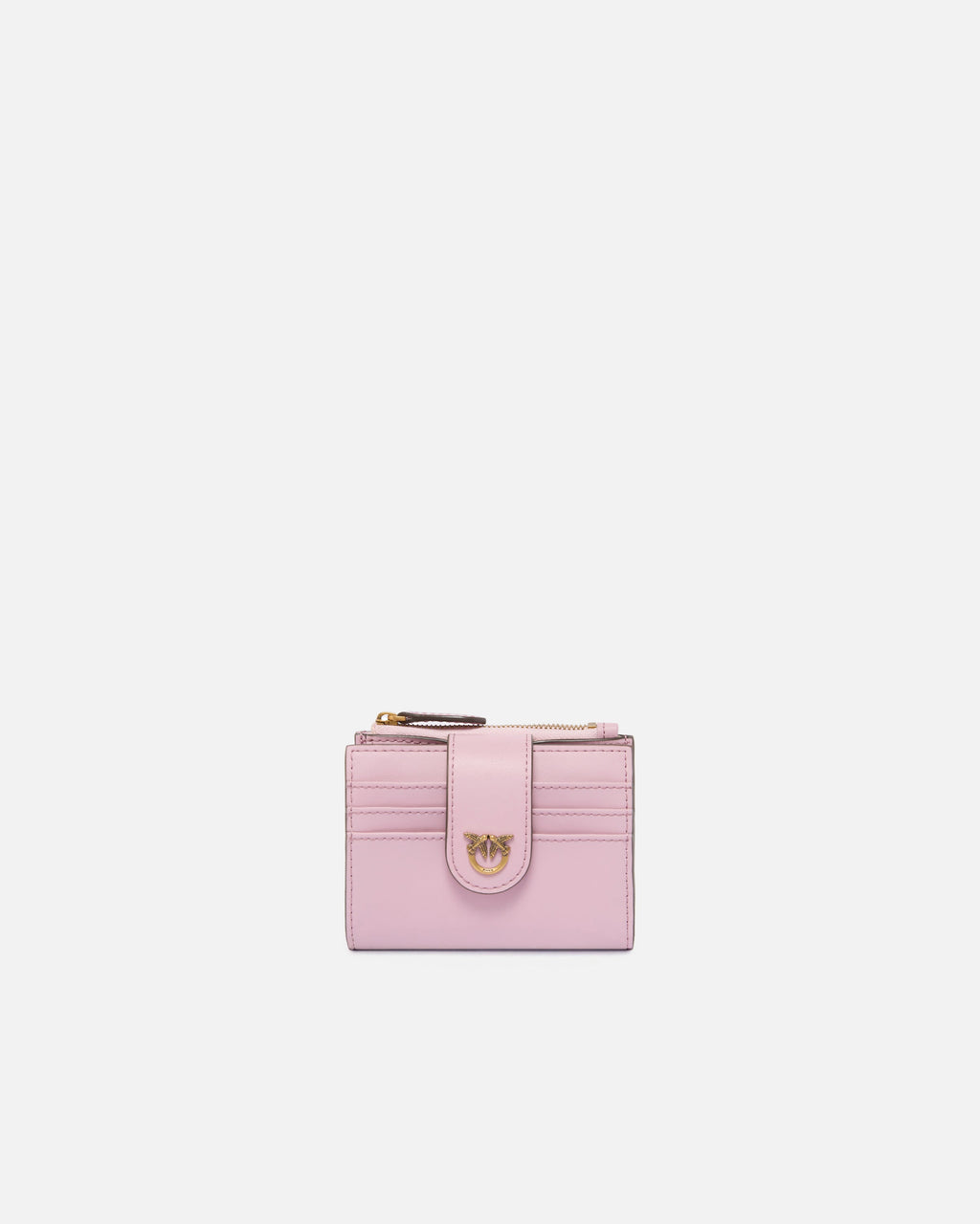 Pinko 103610A0F1 - Portafoglio piccolo in pelle liscia con logo