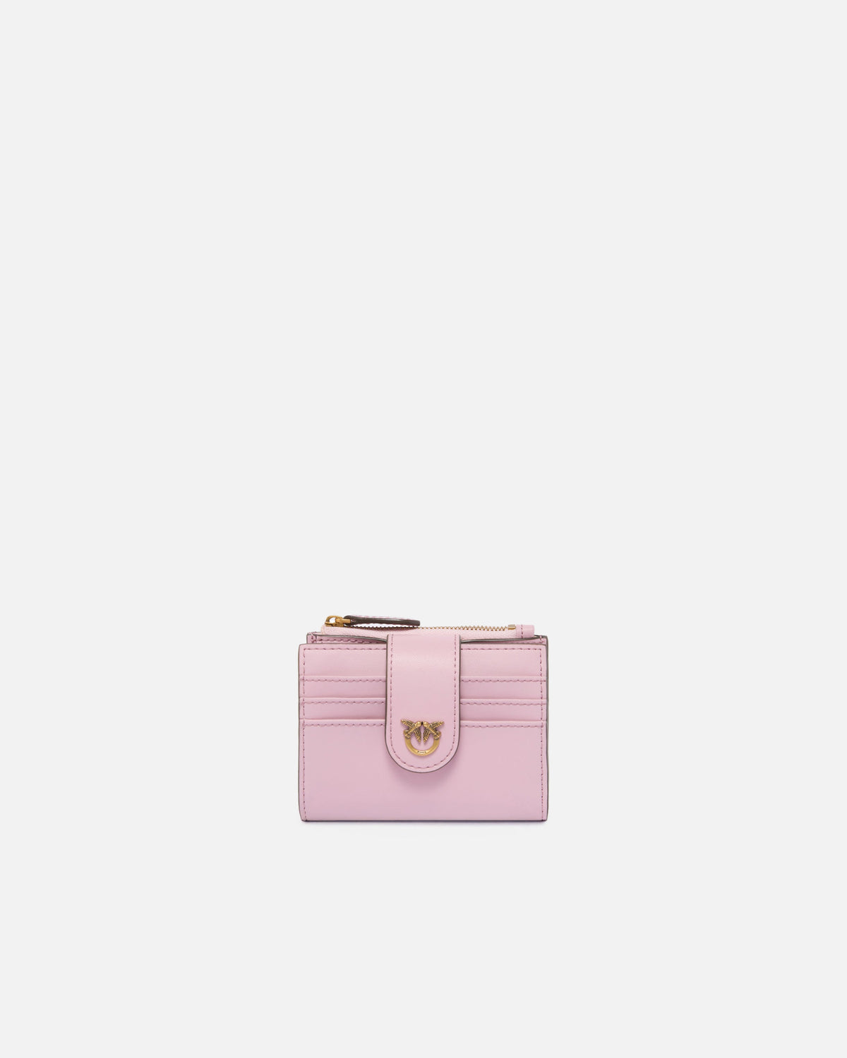 Pinko 103610A0F1 - Portafoglio piccolo in pelle liscia con logo