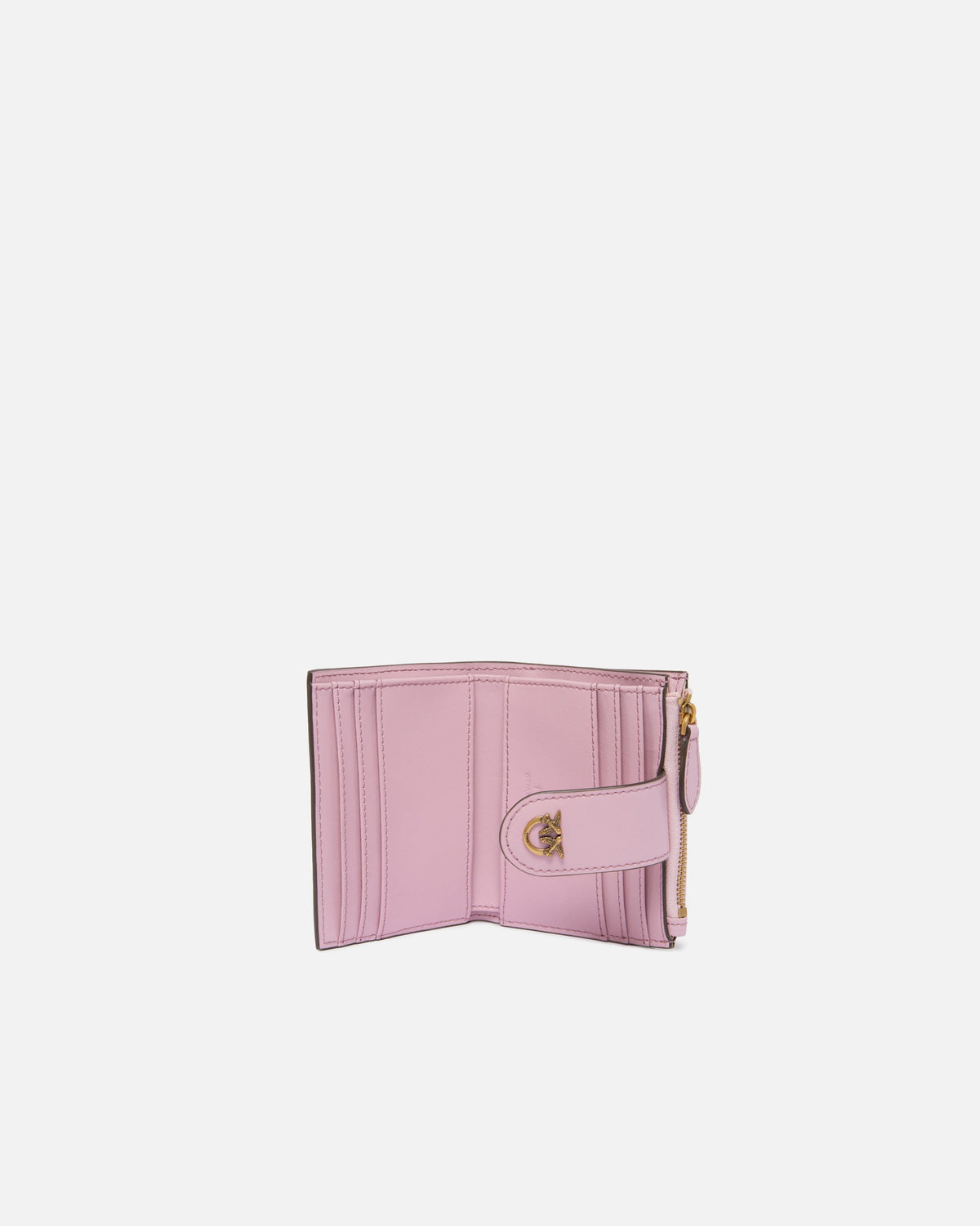 Pinko 103610A0F1 - Portafoglio piccolo in pelle liscia con logo