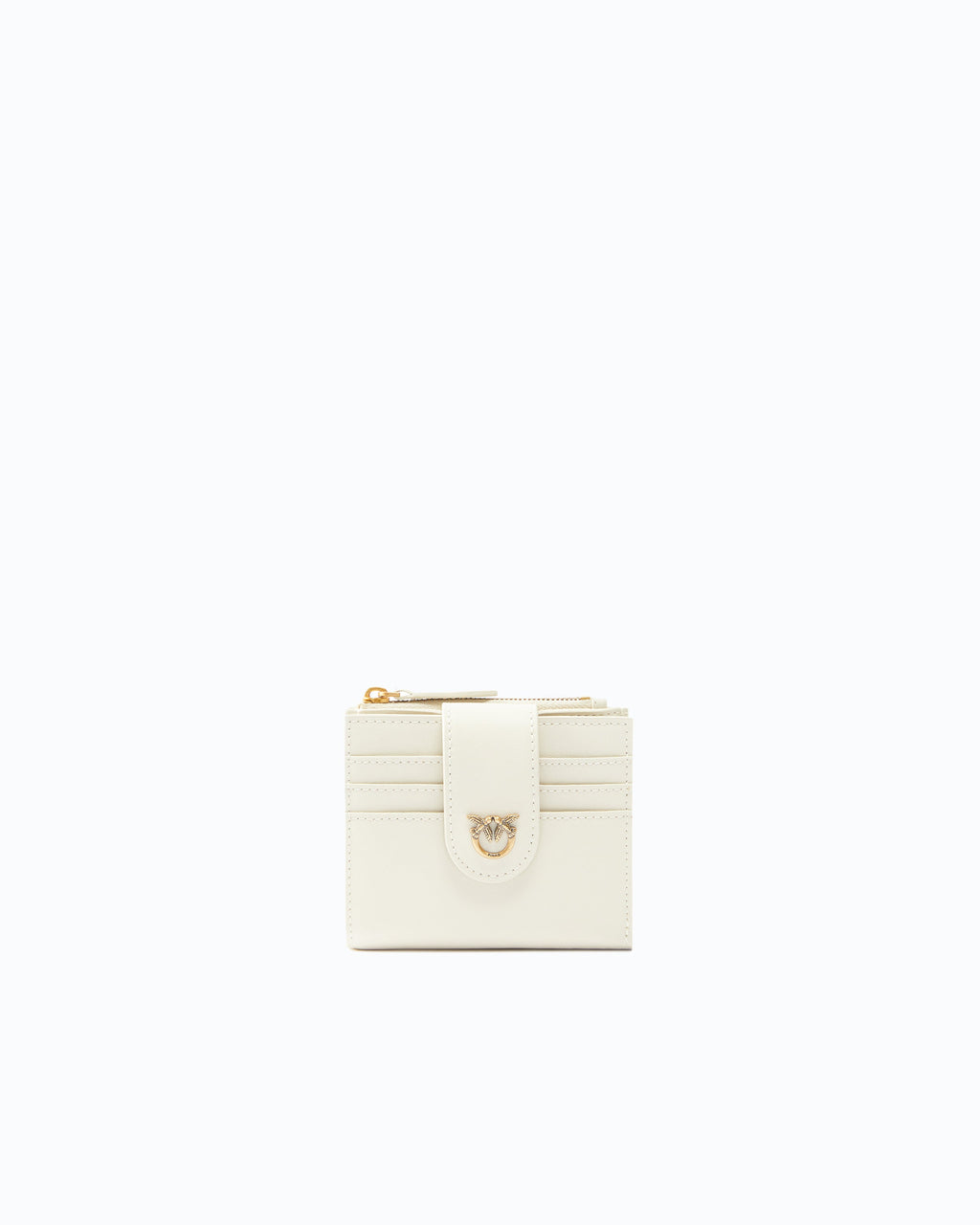 Pinko 103610A0F1 - Portafoglio piccolo in pelle liscia con logo