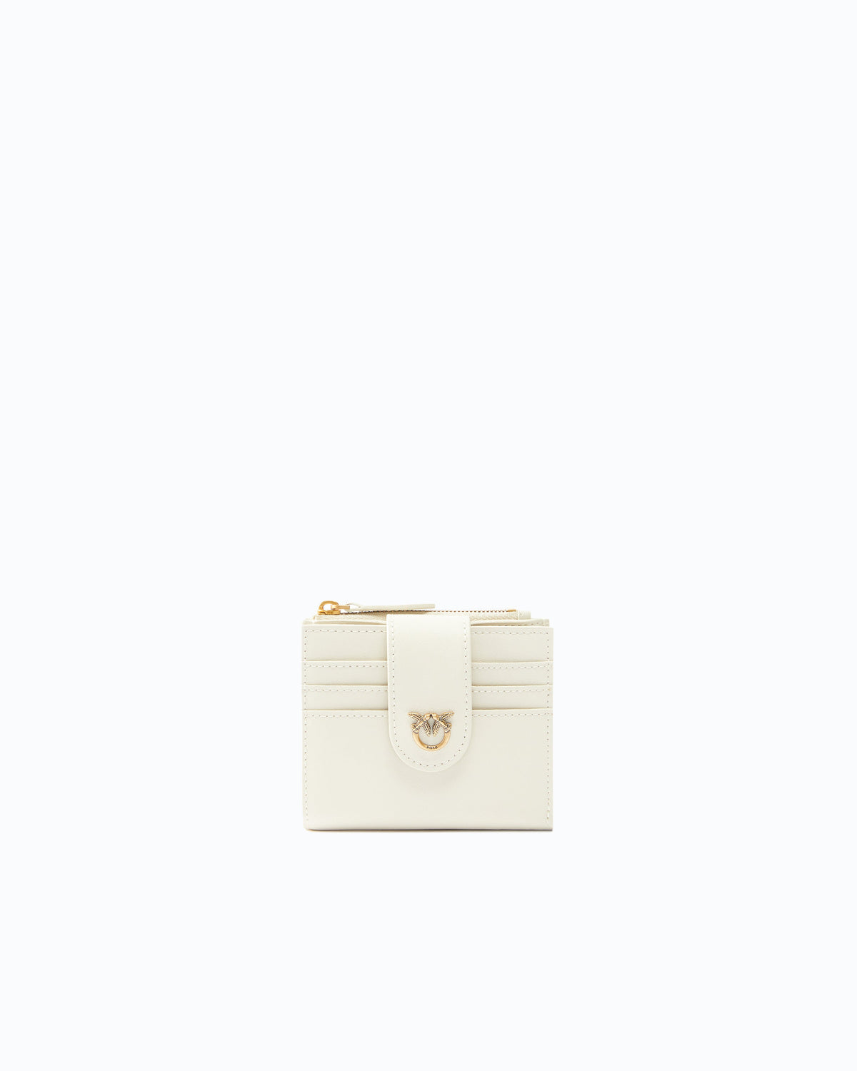 Pinko 103610A0F1 - Portafoglio piccolo in pelle liscia con logo