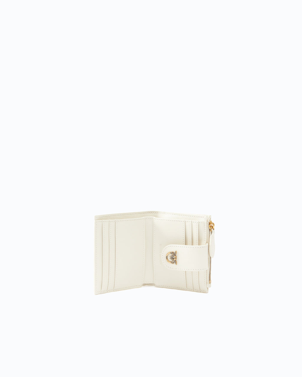 Pinko 103610A0F1 - Portafoglio piccolo in pelle liscia con logo