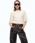Pinko 104604A3GY - T-shirt con strass e logo