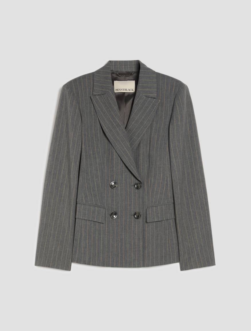Pennyblack PBBGOMMA - Blazer doppiopetto gessato - Vista 1