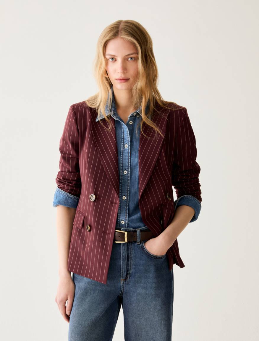 Pennyblack PBBGOMMA - Blazer doppiopetto gessato - Vista 2