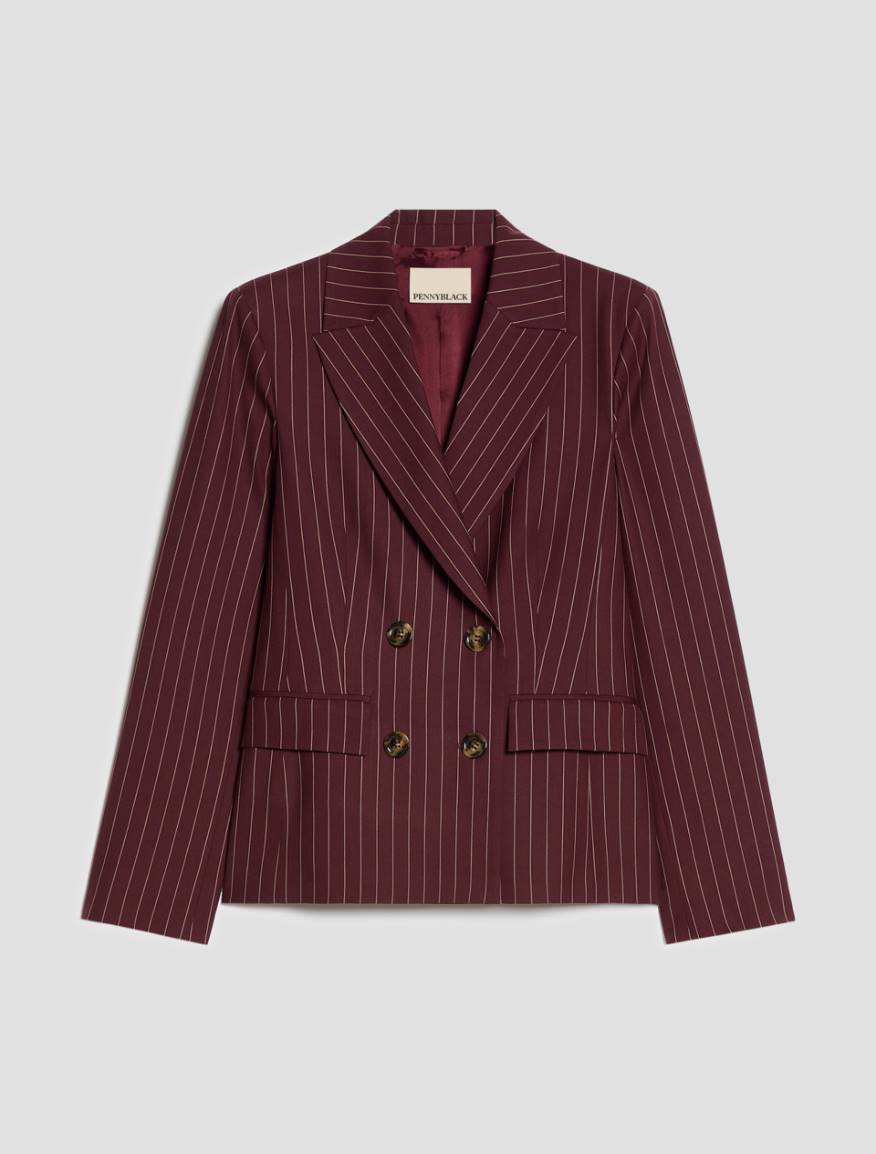 Pennyblack PBBGOMMA - Blazer doppiopetto gessato - Vista 3