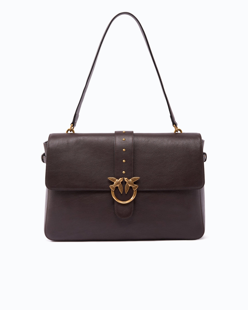 Pinko 105067A2JG - Borsa a spalla grande Extra Love Bag One Slouchy in pelle new biker