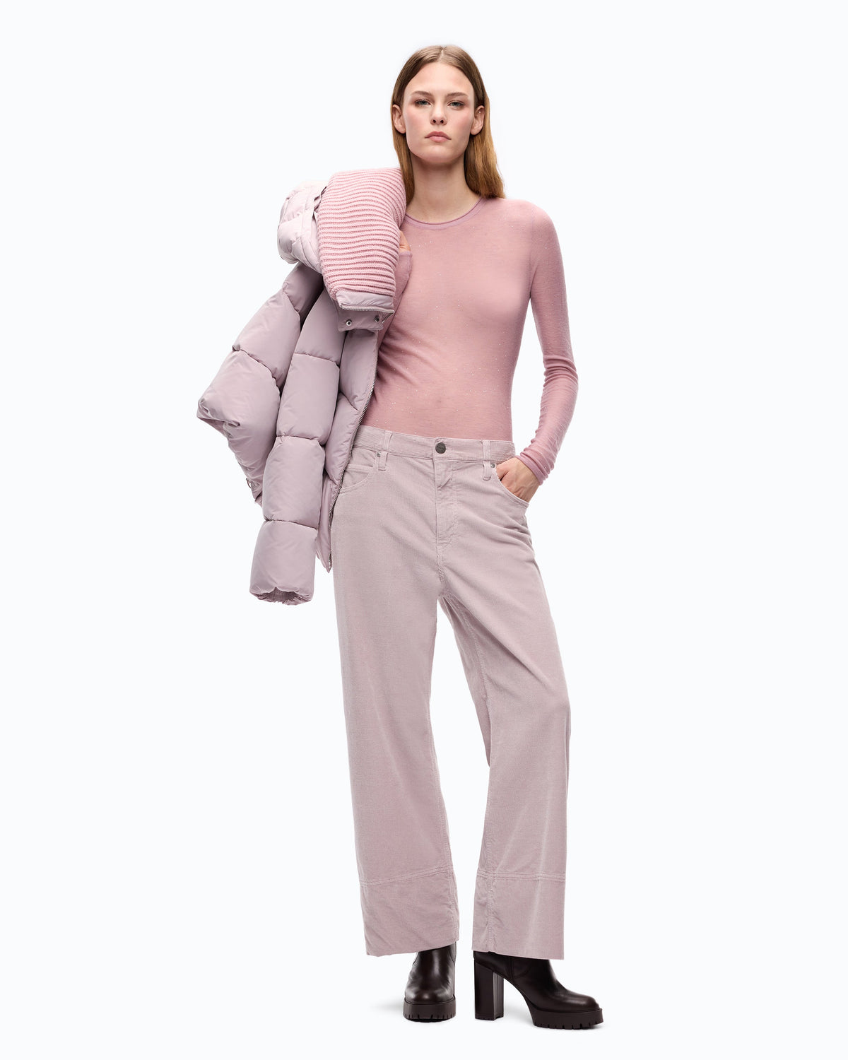 Pinko 105398A2PM - Sequin crew neck sweater