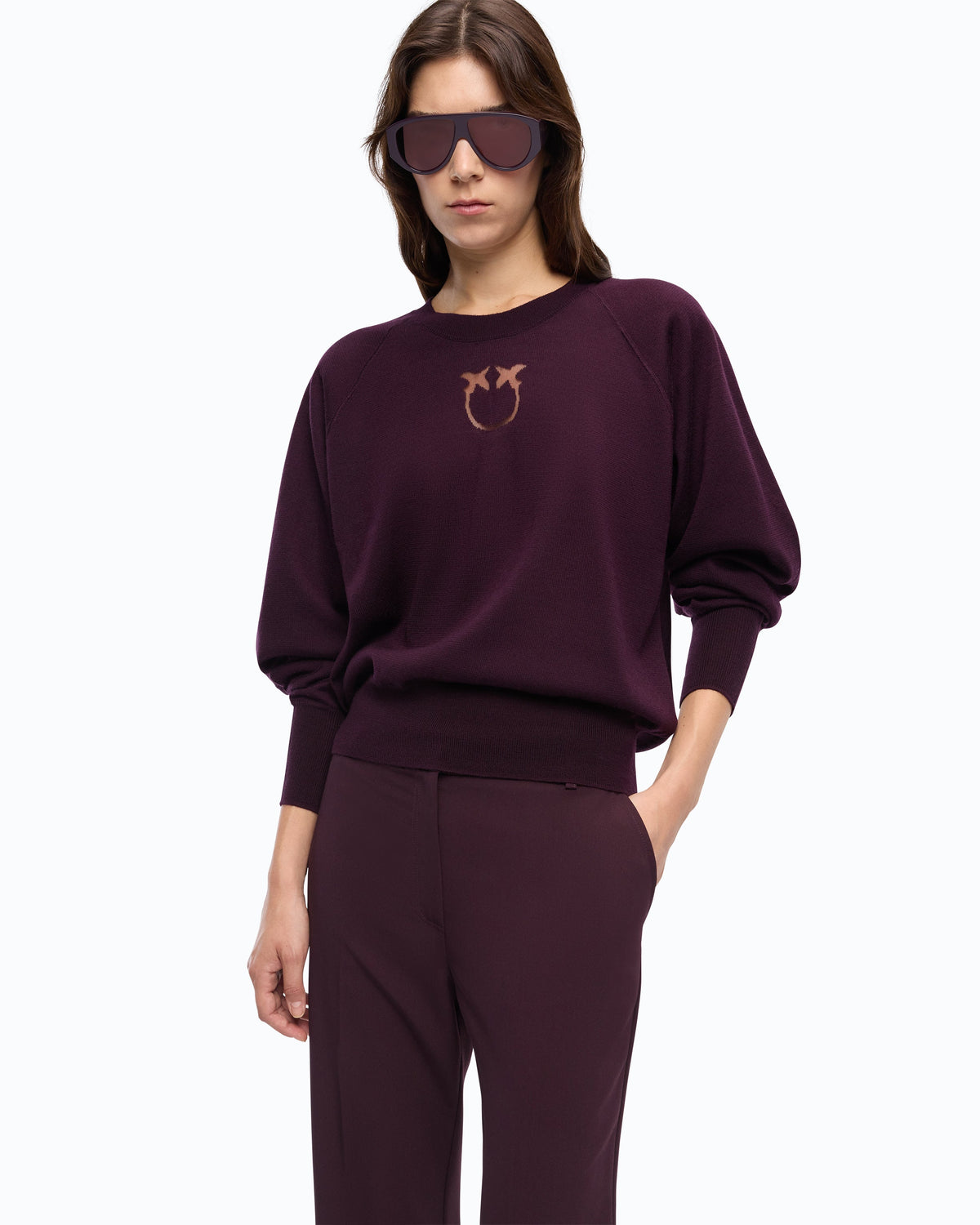 Pinko 105417A18M - Love Birds logo sweater