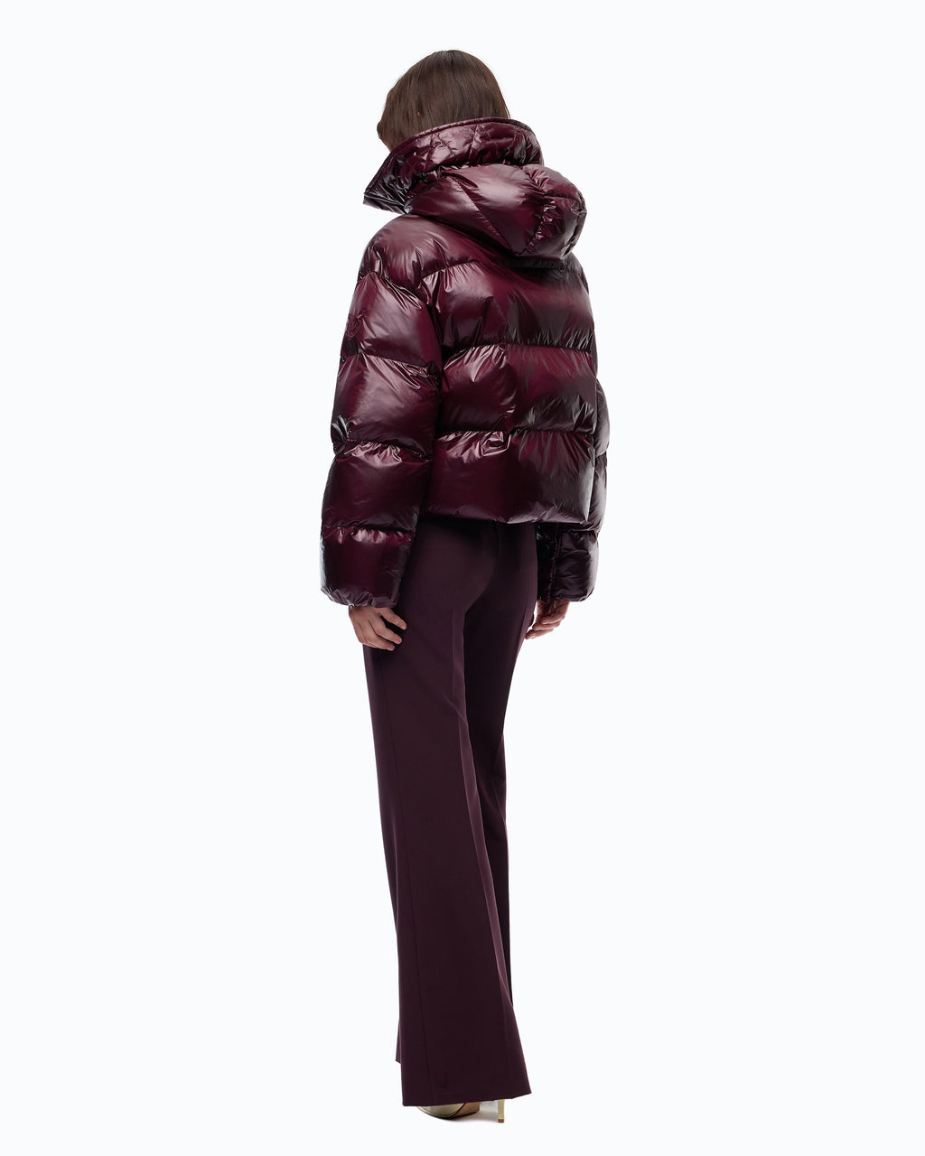 Pinko 105656A3FI - Piumino con cappuccio in tela tecnica