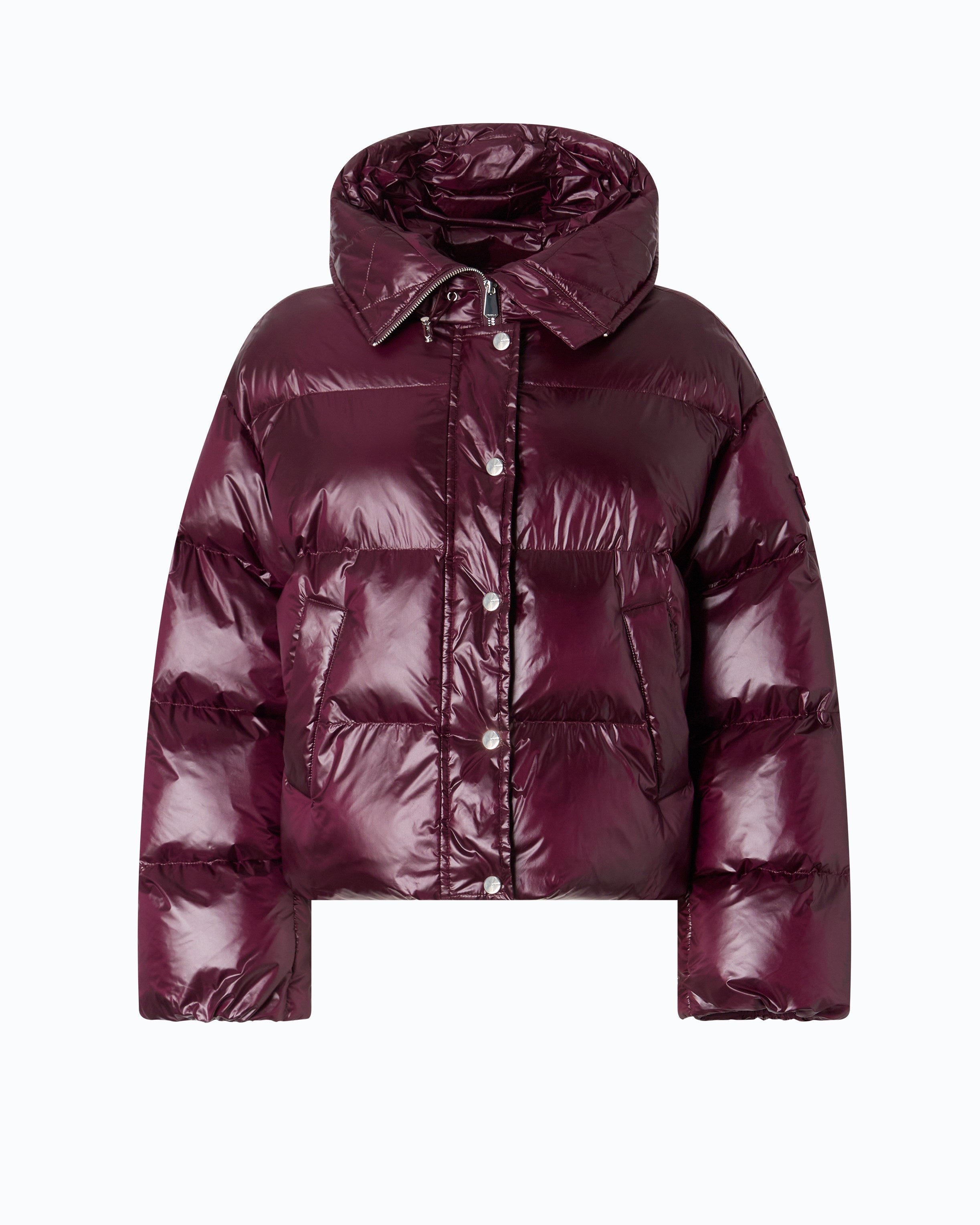 Pinko 105656A3FI - Piumino con cappuccio in tela tecnica