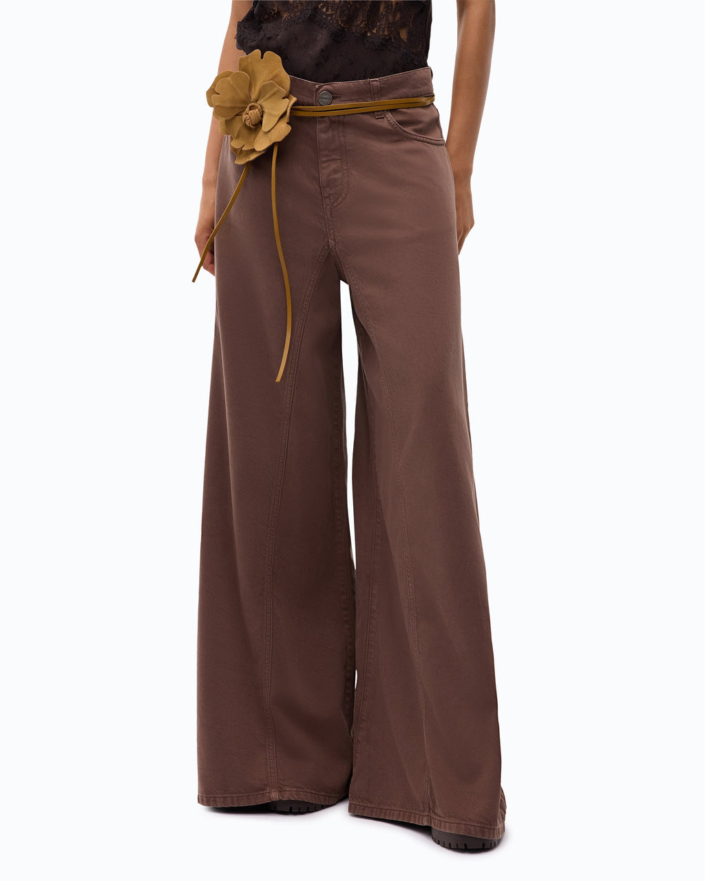 Pinko 106228A3YN - Jeans svasati super wide leg