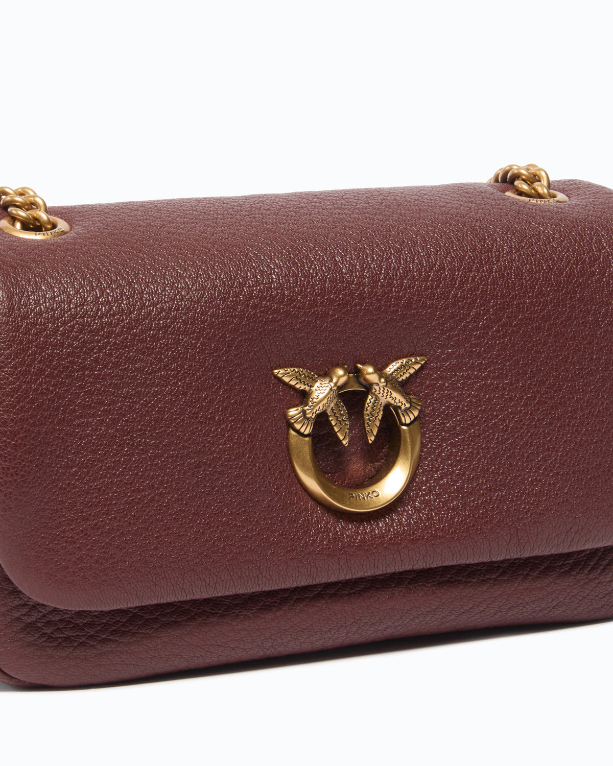 Pinko 107038A3CX - Borsa a tracolla Mini Love Bag Click Soft Horizontal in pelle fiore