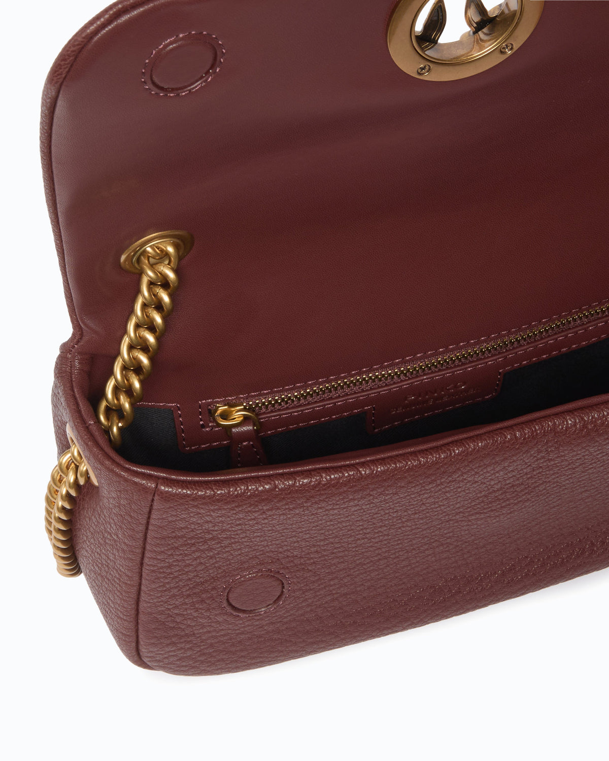 Pinko 107038A3CX - Borsa a tracolla Mini Love Bag Click Soft Horizontal in pelle fiore
