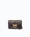 Pinko 107058A0F2 - Borsa a tracolla Mini Love Bag Puff in nappa trapuntata con fibbia gioiello