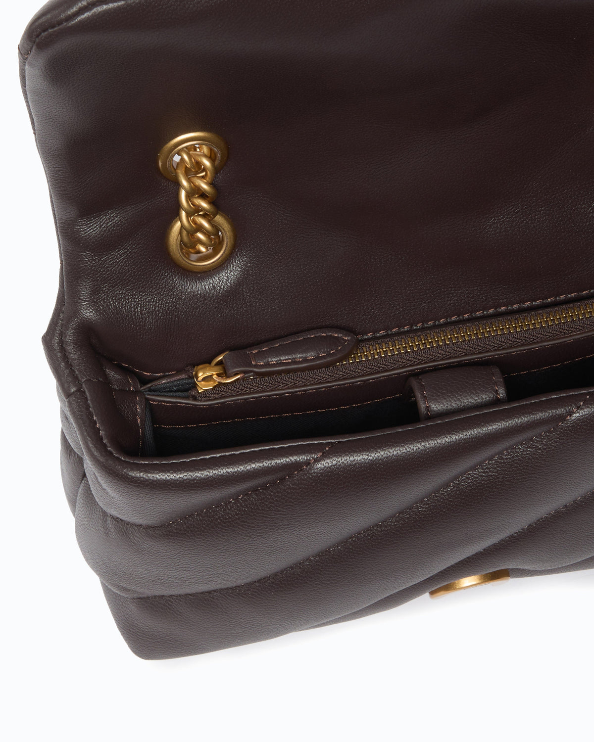 Pinko 107058A0F2 - Borsa a tracolla Mini Love Bag Puff in nappa trapuntata con fibbia gioiello