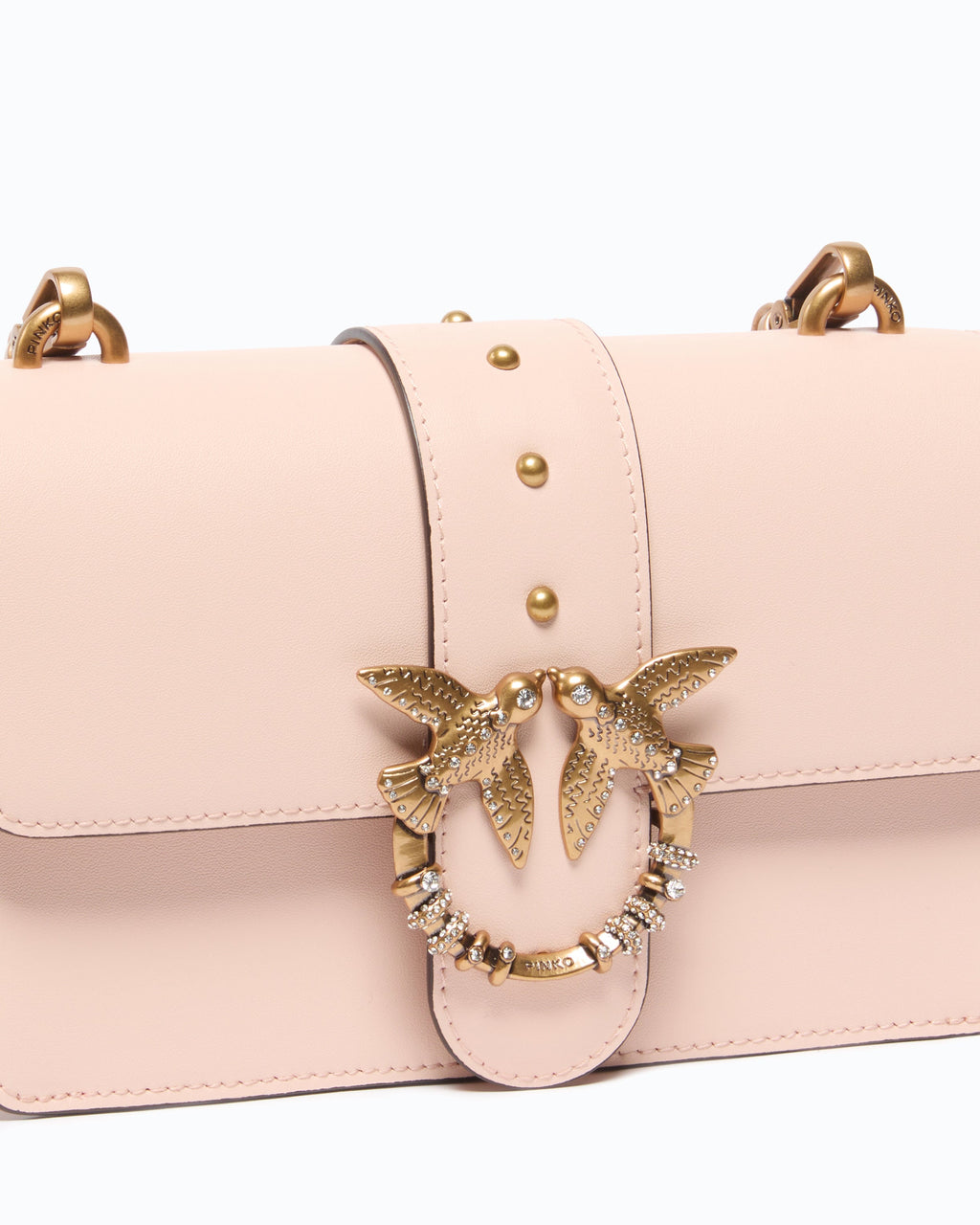 Pinko 107071A0F1 - Borsa a tracolla Mini Love Bag One in pelle con fibbia gioiello