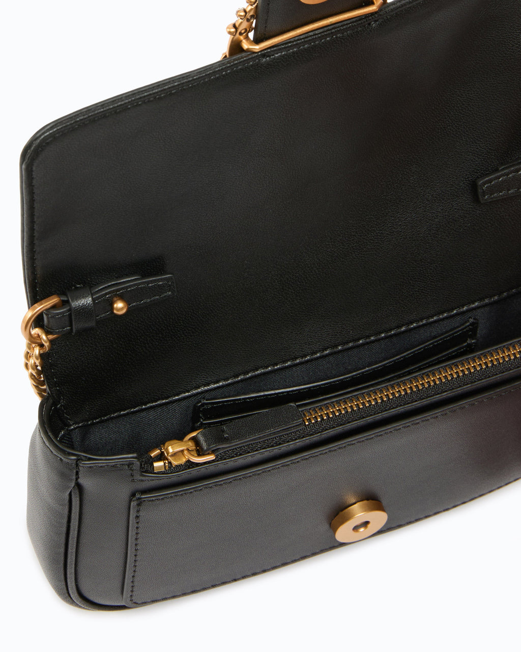 Pinko 107072A0F1 - Borsa a spalla piccola Love Bag Pocket in pelle con fibbia gioiello