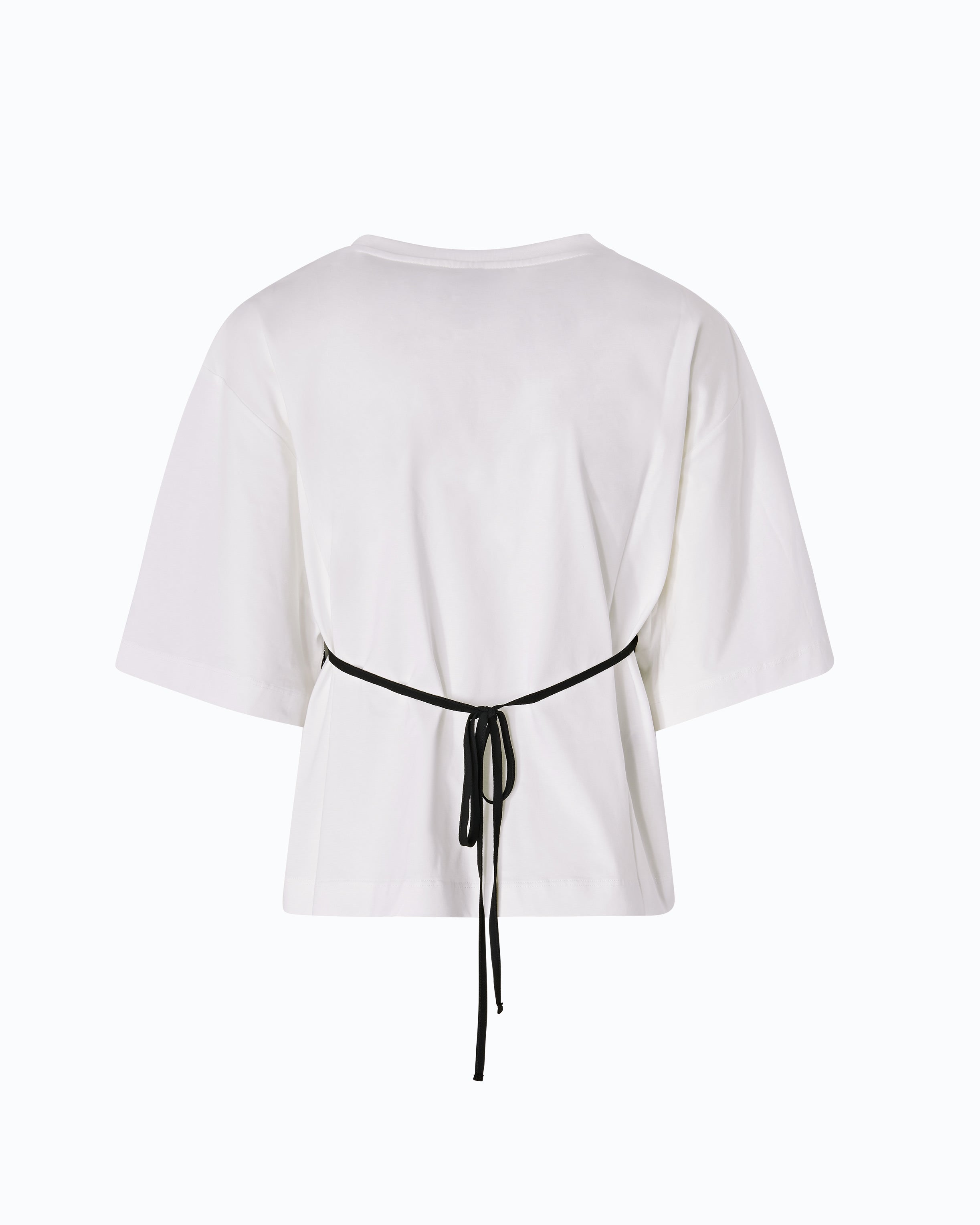 Pinko 107155A3FL - T-shirt con top in pizzo
