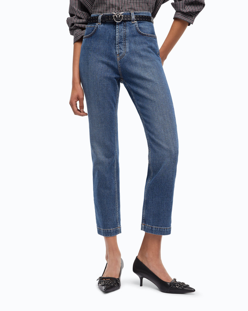 Pinko 107385A3KA - Jeans slim cropped