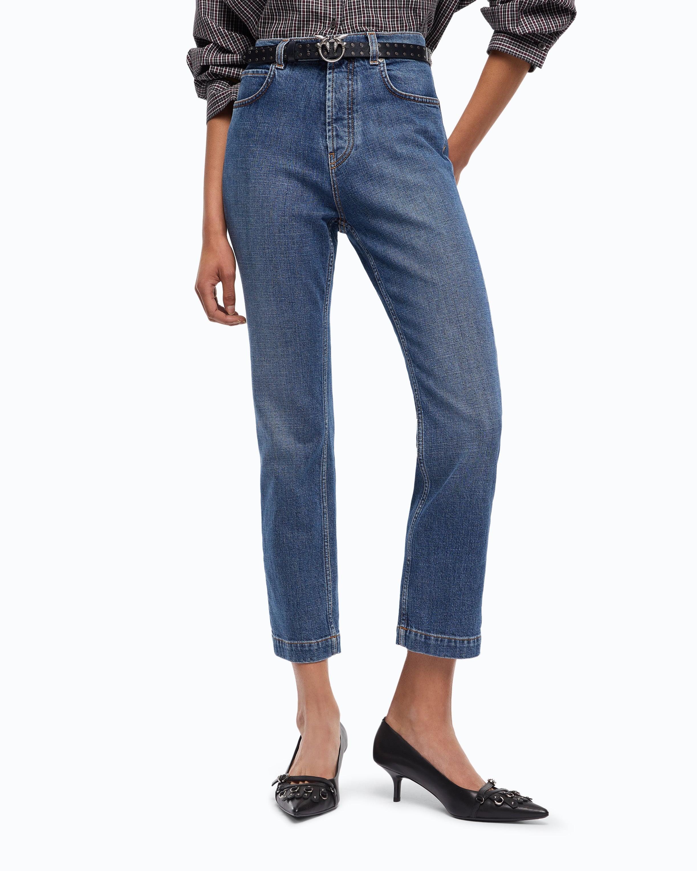 Pinko 107385A3KA - Jeans slim cropped