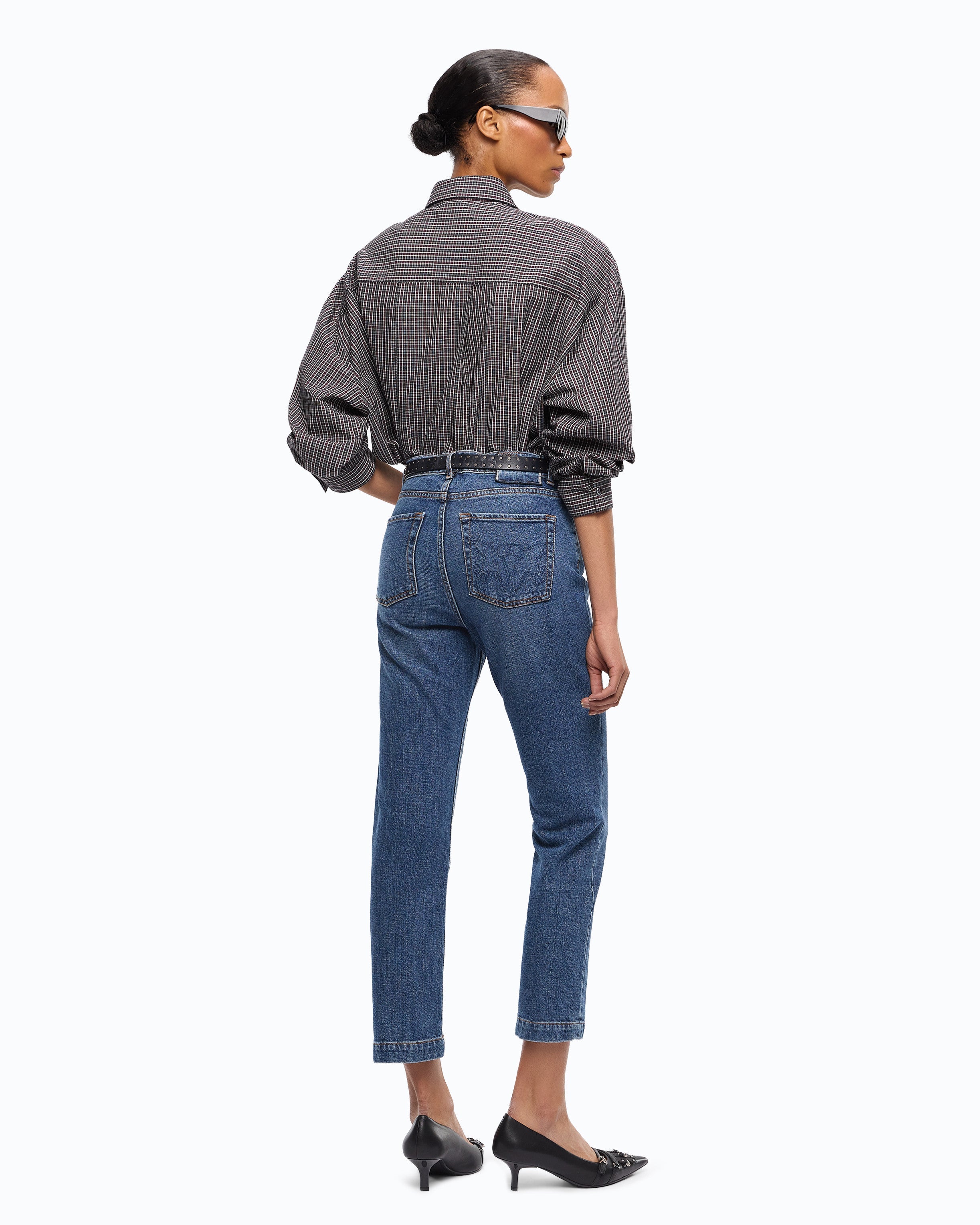Pinko 107385A3KA - Jeans slim cropped