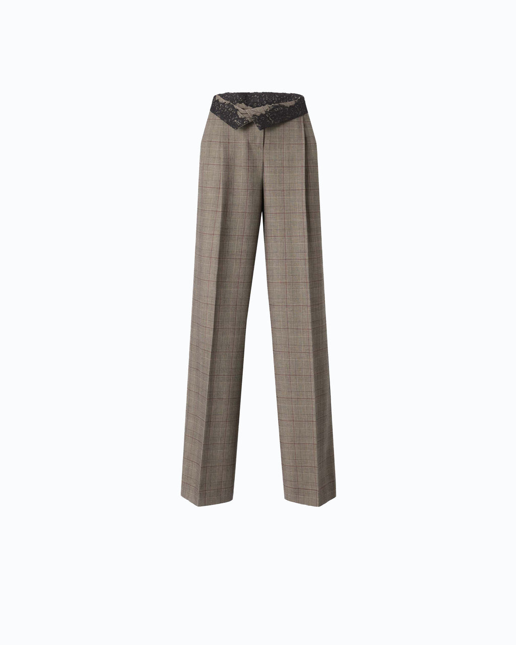 Pinko 107476A3FF - Pantaloni ampi a quadri