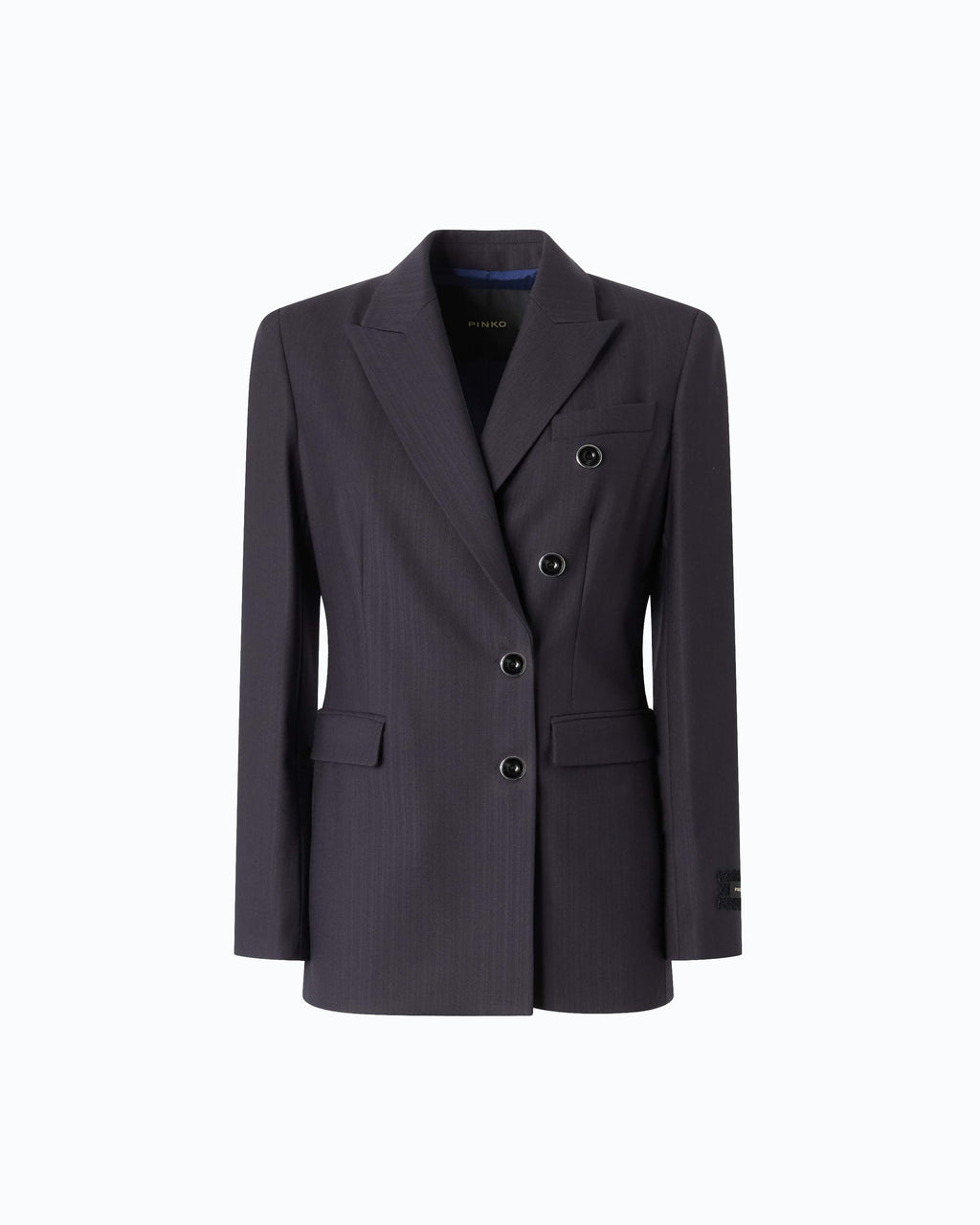 Pinko 107513A3IF - Giacca slim doppiopetto in misto lana