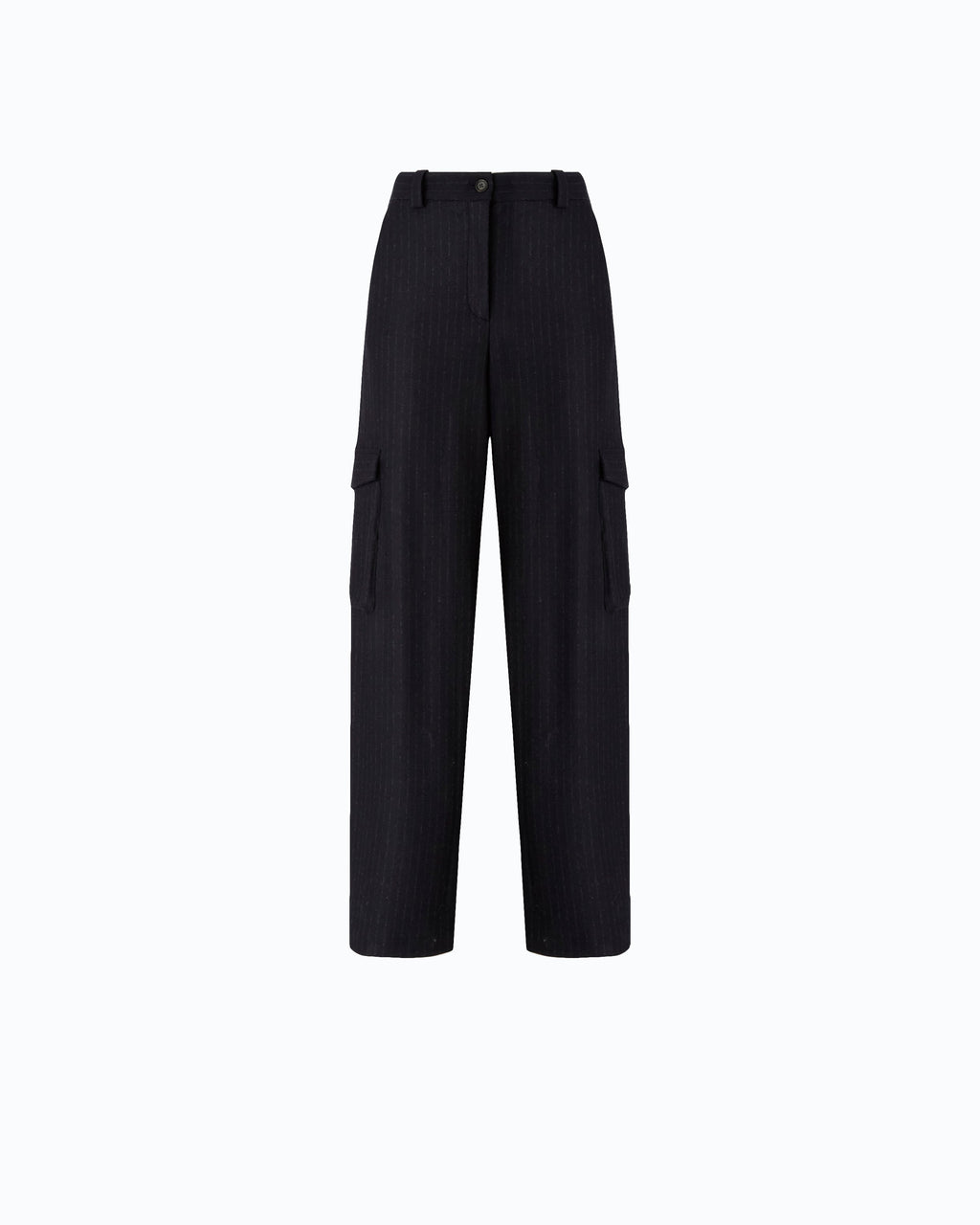 Pinko CALDARO - Pantaloni gessati con tasche cargo