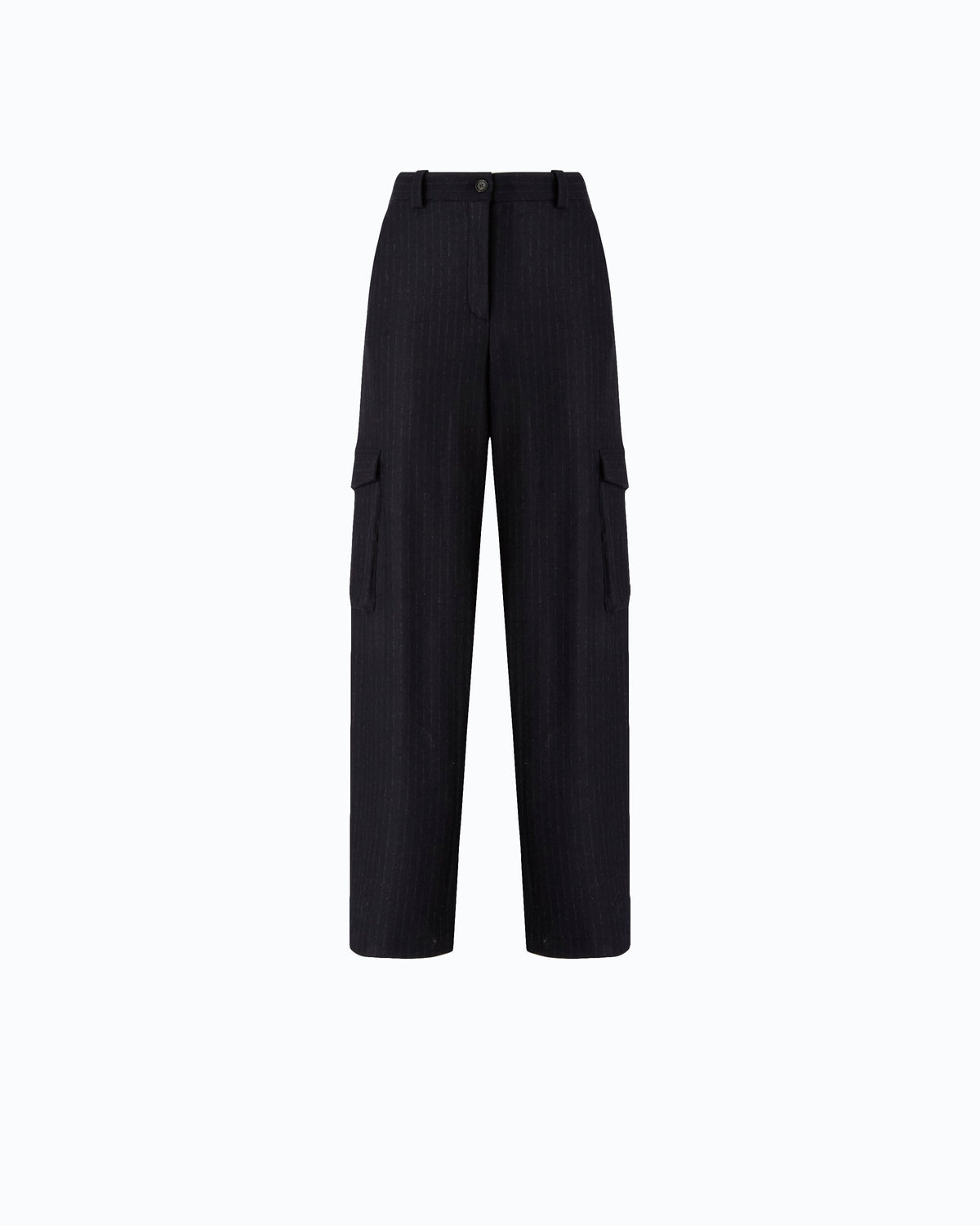 Pinko CALDARO - Pantaloni gessati con tasche cargo