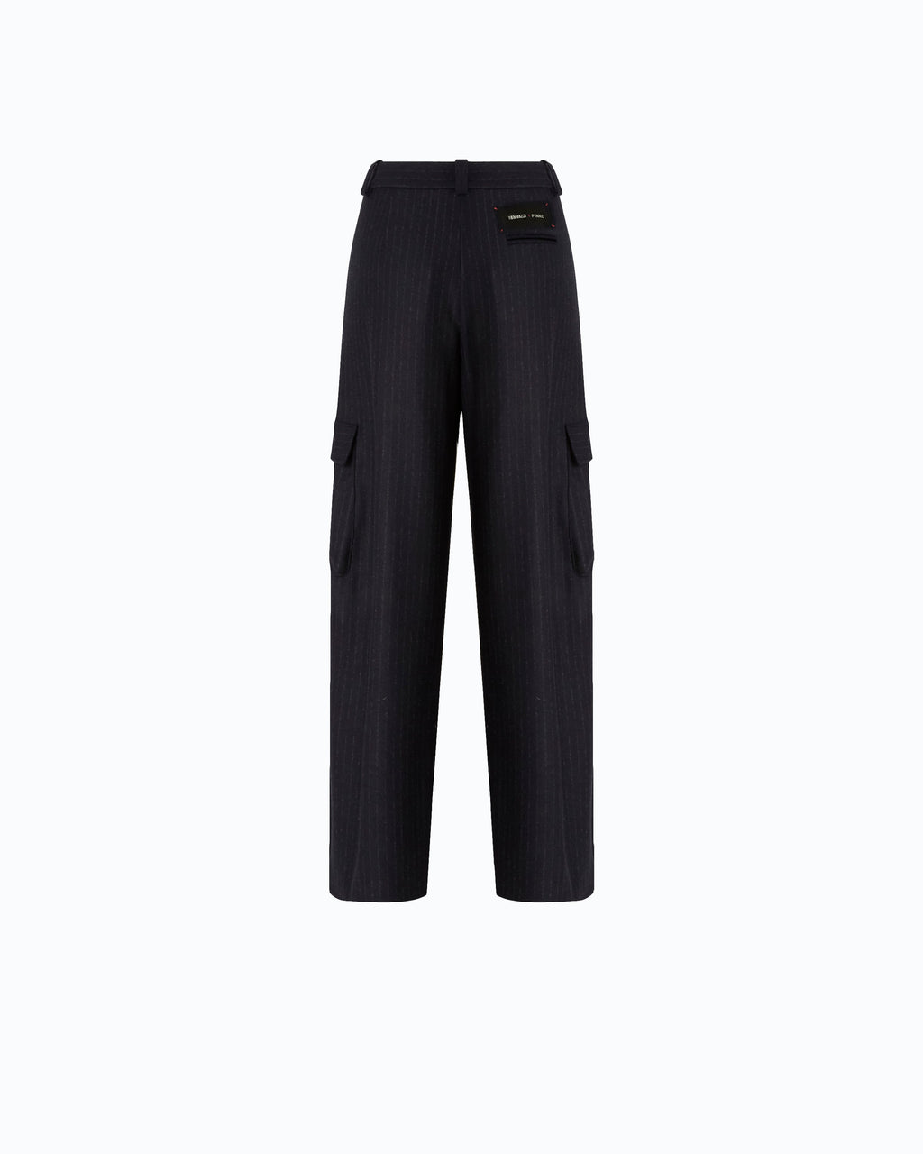 Pinko CALDARO - Pantaloni gessati con tasche cargo