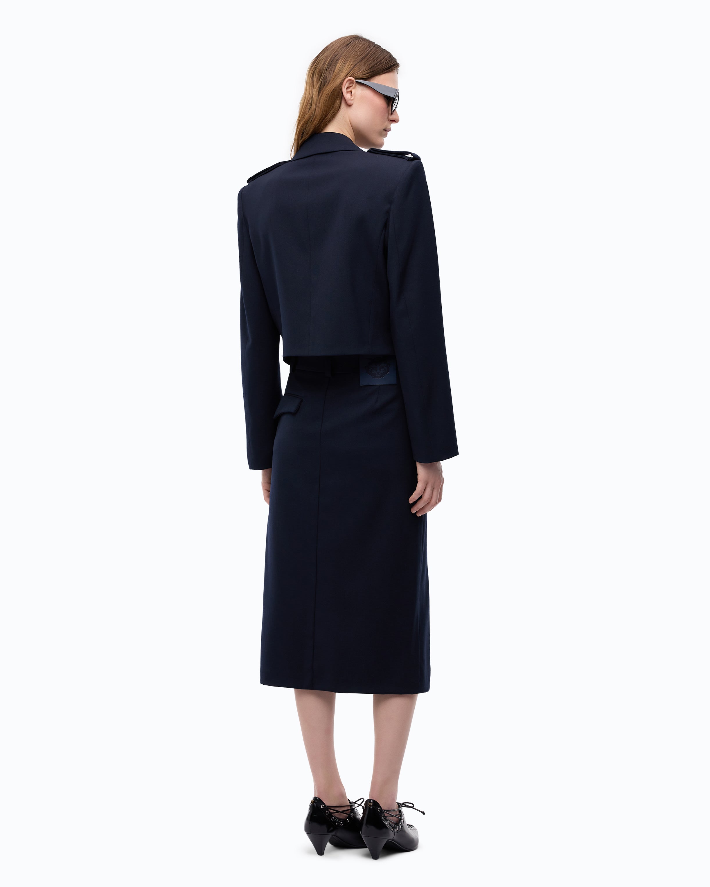 Pinko 107715A3MS - Giacca cropped con alamari