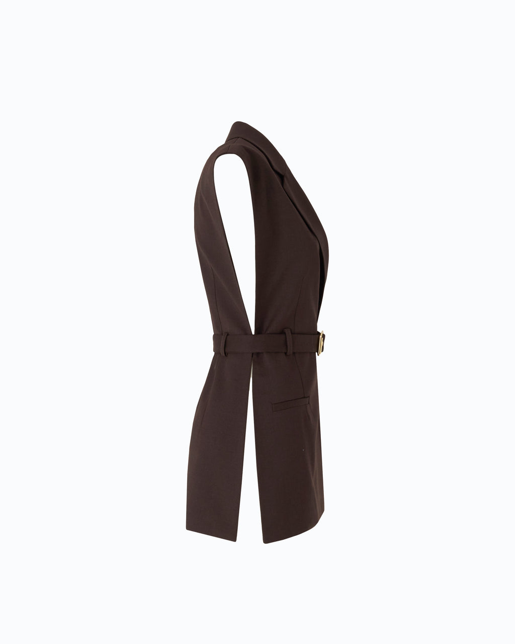 Pinko 107727A3MS - Giacca gilet aperta ai lati con cintura