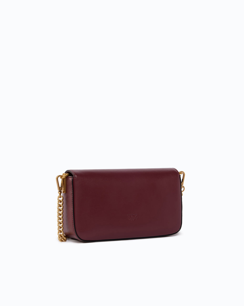 Pinko 107924A2JG - Petit sac bandoulière Love One Slouchy en cuir lisse