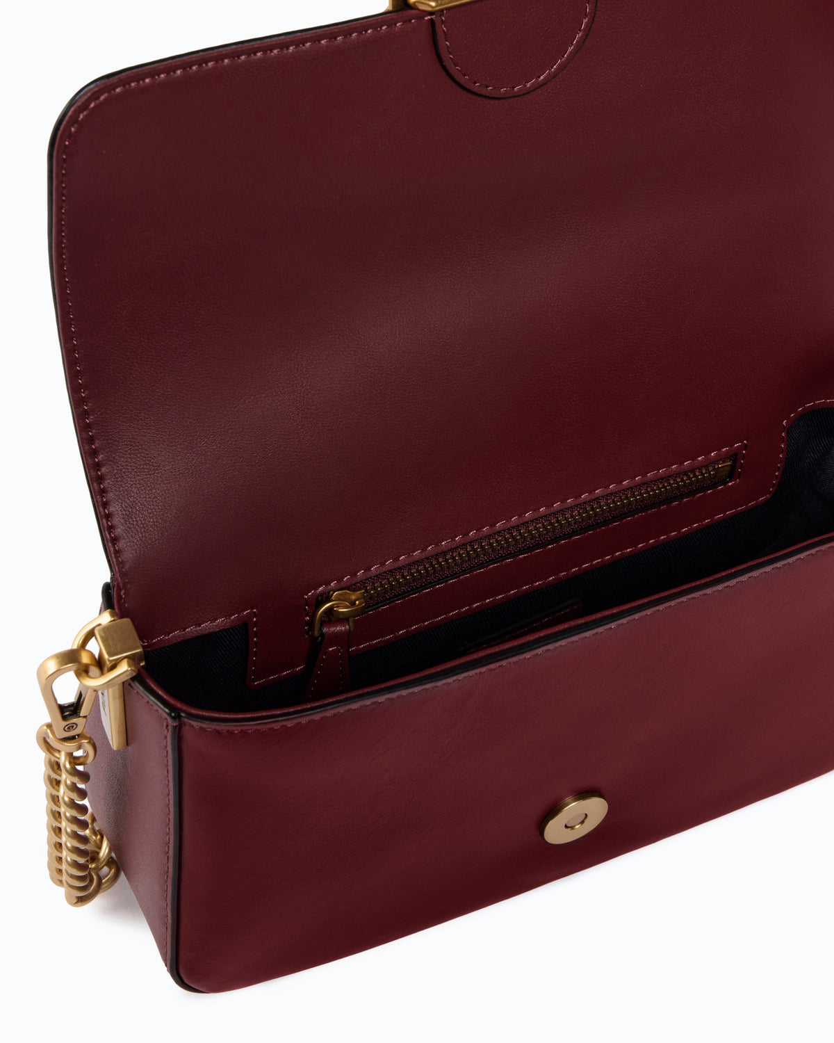 Pinko 107924A2JG - Petit sac bandoulière Love One Slouchy en cuir lisse
