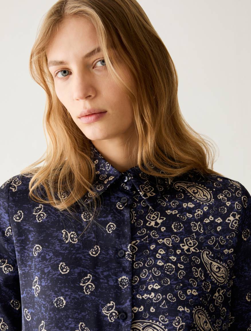 Pennyblack PBBRECENTE - Camicia in raso a fantasia - Vista 4