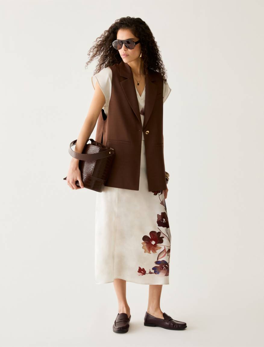 Pennyblack PBPSTRUZZO - Blusa in raso di seta con fiori - Vista 6