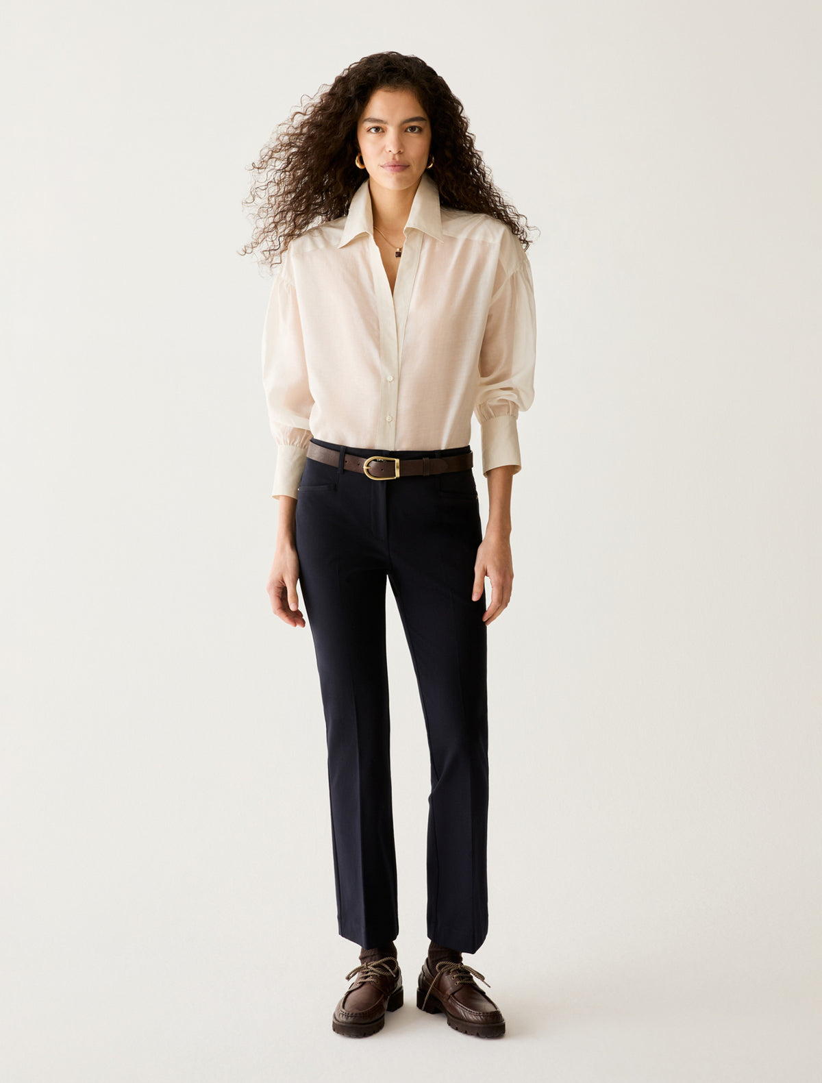 Pennyblack PBBFLARE - Pantaloni mini-flare fit - Vista 6
