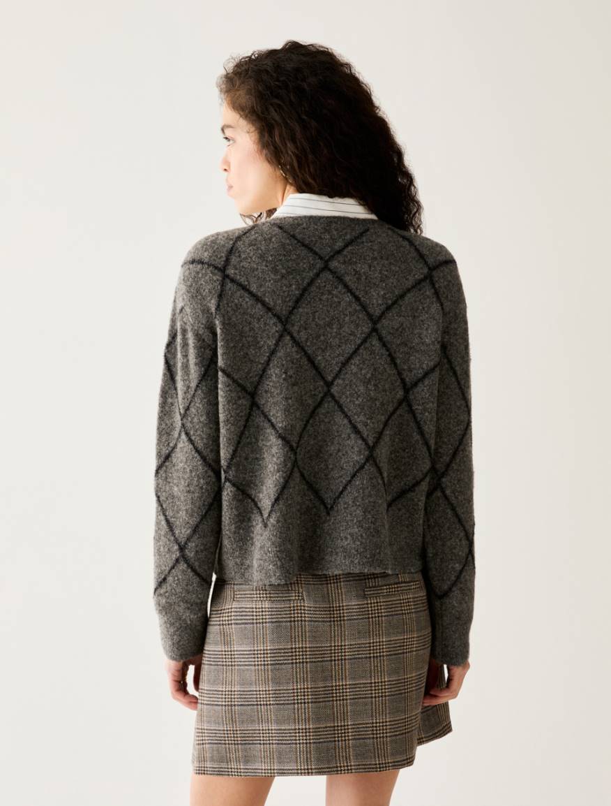 Pennyblack PBPBOERO - Maglia con rombi in lamé - Vista 3