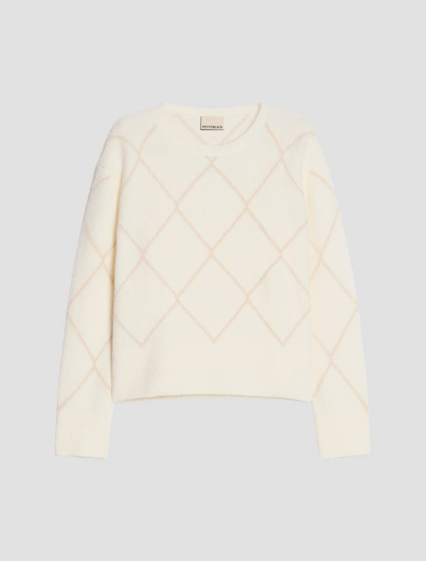 Pennyblack PBPBOERO - Maglia con rombi in lamé - Vista 7
