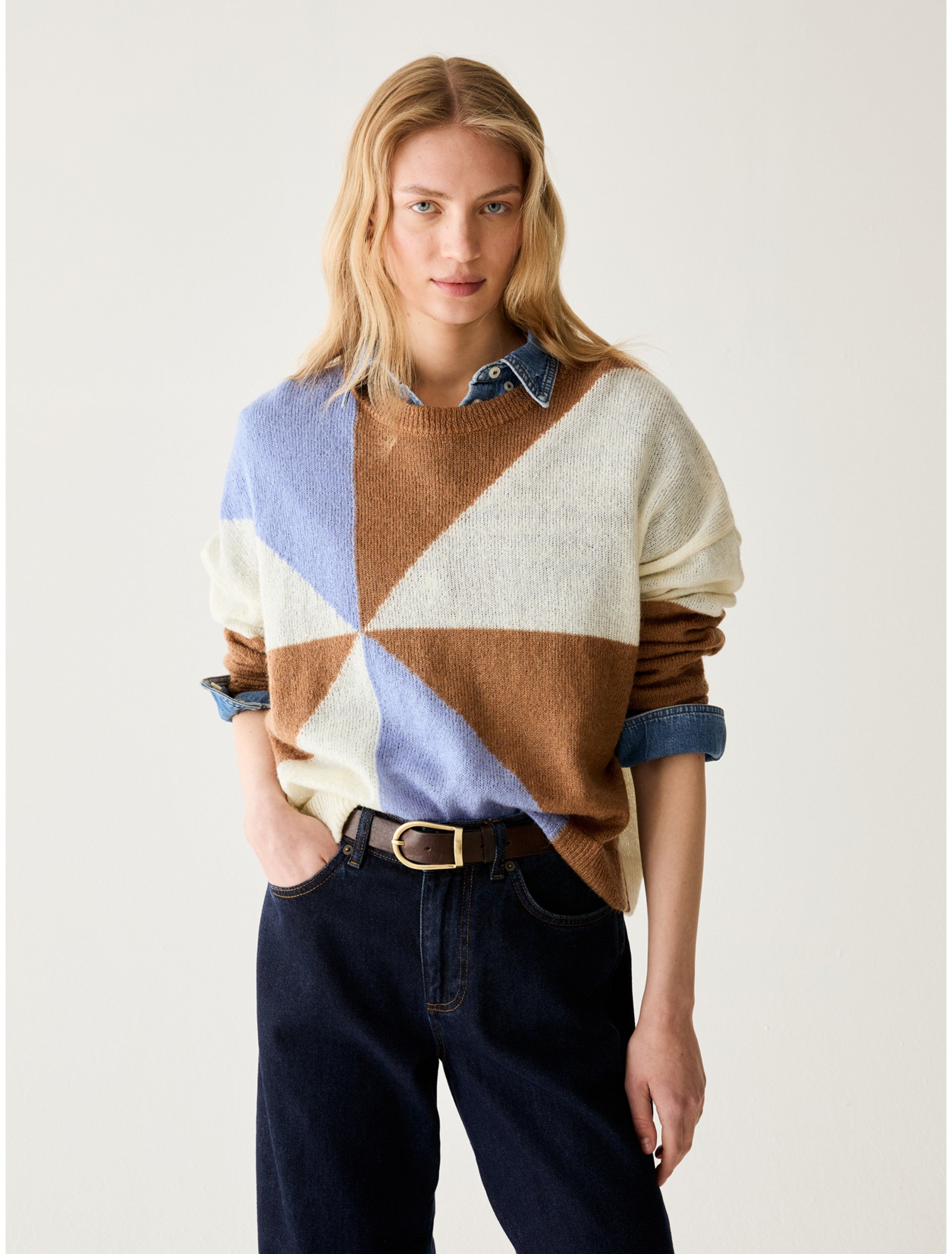 Pennyblack PBBTALPA - Maglia a intarsio in mohair blend - Vista 6