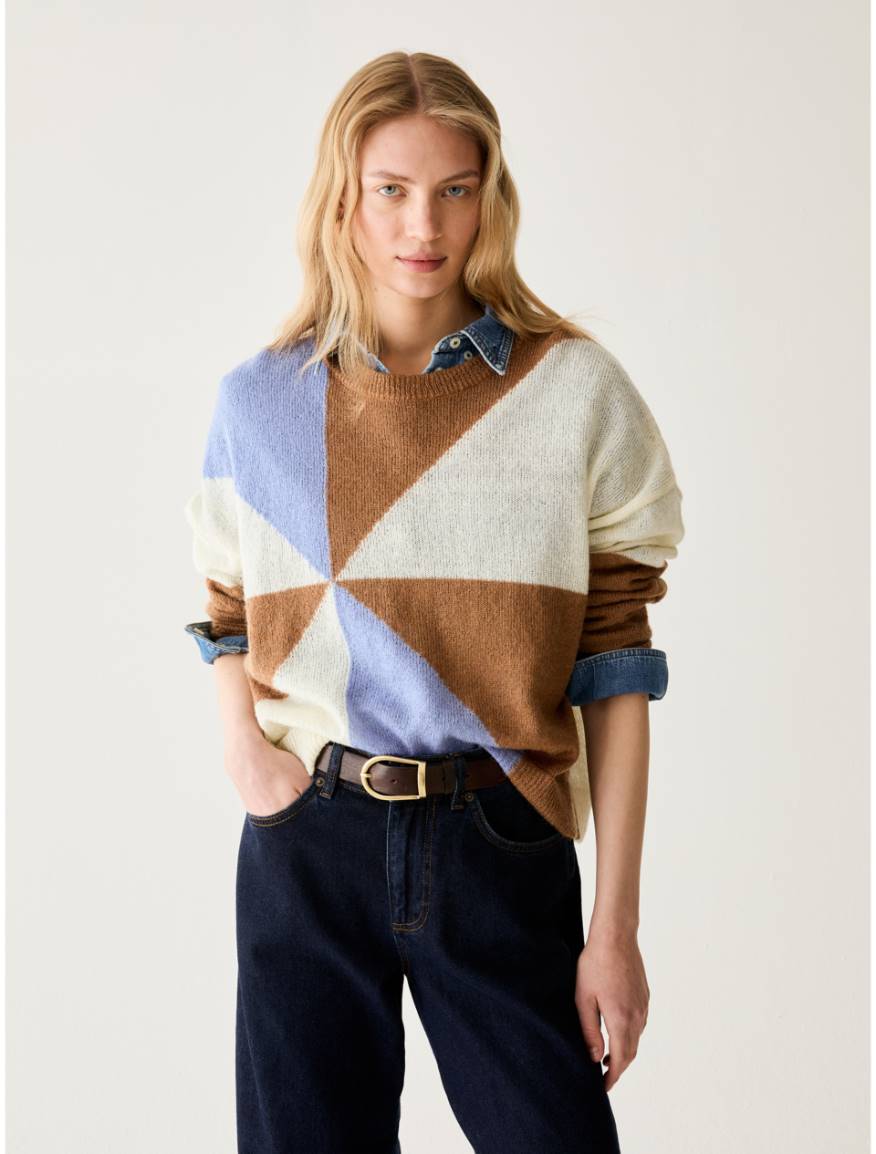 Pennyblack PBBTALPA - Maglia a intarsio in mohair blend - Vista 1