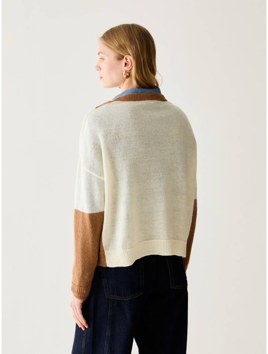 Pennyblack PBBTALPA - Maglia a intarsio in mohair blend - Vista 3